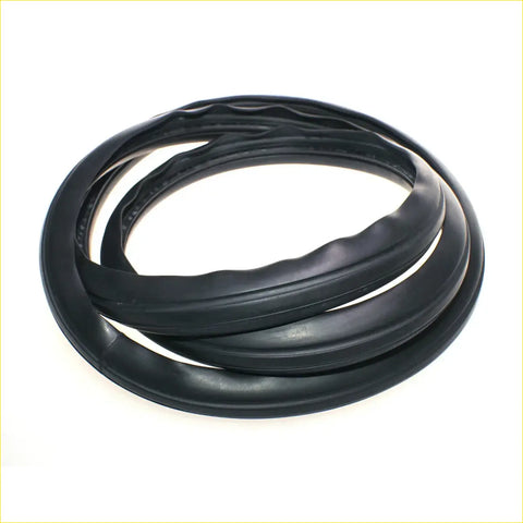 Black rubber windshield weatherstrip with wavy textured edge for mitsubishi triton dodge ram 50 l200