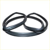 Black rubber windshield weatherstrip with channel for datsun nissan sunny b11 automotive window frame seal
