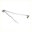 Silver metal windshield wiper link with gold adjustment fittings for Toyota Hilux 1978-1983