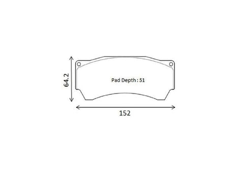 Winmax W3 Circuit Front Brake Pad Set WMP1317-16-W3