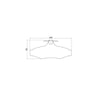 Winmax W5 Race Rear Brake Pad Set WMP1362-13-W5