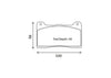 Winmax W5 Race Brake Pad Set WMP1363-12.5-W5