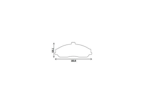 Winmax W5 Race Front Brake Pad Set WMP1394-W5