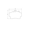 Circo S17 Performance Front Brake Pad Set MB722-S17