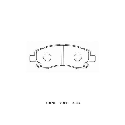 Winmax W3 Circuit Front Brake Pad Set WMP226-W3