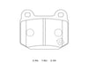 Winmax W1 Sport Rear Brake Pad Set WMP330-W1