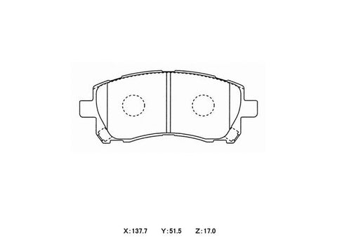 Winmax W3 Circuit Front Brake Pad Set WMP349-W3