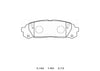 Winmax W5 Race Rear Brake Pad Set WMP353-W5