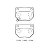 Winmax W6.5 Race Rear Brake Pad Set WMP365-W6.5