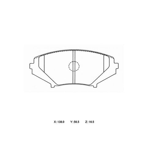 Winmax W3 Circuit Front Brake Pad Set WMP602-W3