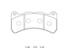 Winmax W6.5 Race Front Brake Pad Set WMP682S-W6.5