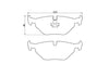 Winmax W7 Race Rear Brake Pad Set WMP739-W7
