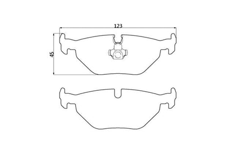 Winmax W7 Race Rear Brake Pad Set WMP739-W7