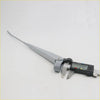 Gray plastic windshield wiper blade with digital caliper on handle for nissan datsun 720 wiper arm assembly 1980-1989