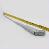 Gray plastic wiper arm assembly for Nissan Datsun 720 1980-1989 with yellow measuring tape along its length