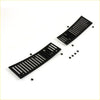 Black plastic curved wiper cowl grill with parallel slats and screws for nissan datsun navara 1986-1992