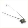 Silver metal wiper linkage arm assembly with mounting bracket for mazda b-series b2200 b2600 1986-1993