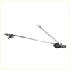 Silver metal wiper linkage transmission arm with black brackets and gold adjustment screw for nissan datsun 620 ute