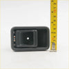 Dark gray plastic inner door handle with recessed square shape and central hole for mazda b2000 b2200 b2600 bravo