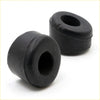 Black rubber bushings with central hole and smooth edges for tailgate rubber bumper nissan datsun 520 620 720
