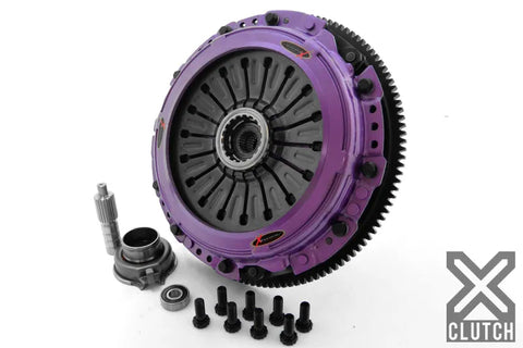 XCLUTCH 9in Twin Solid Organic Clutch Kit (STI GR 08-12) — fits Subaru STI