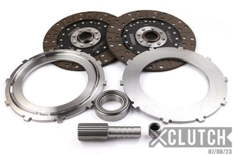 XCLUTCH BMW 9in Twin Solid Organic Multi-Disc Service Pack