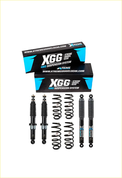 Black xgg mountain series 40-50mm lift kit 4wd suspension with shock absorbers and coil springs for isuzu d-max 2012 on