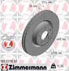 Zimmermann OE Coat Z Brake Rotor Pair 338mm Front