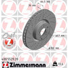 Zimmermann OE Coat Z Brake Rotor Pair 360mm Front