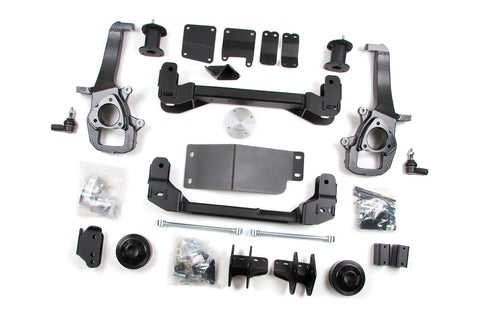 Zone Offroad Rear 2in Block Kit - 4in U-bolts (Ram 3500 13-18)