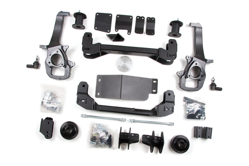 Zone Offroad Rear 2in Block Kit - 4in U-bolts (Ram 3500 13-18)